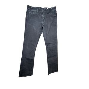 Volcom Vorta Jeans Black Slim Straight Superior Stretch Size 30x29 Cotton Blend